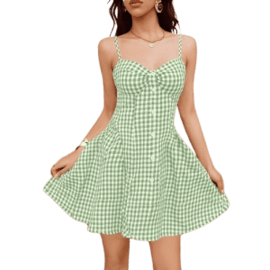 Summer Mini Dress Green