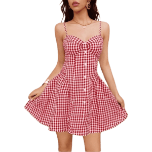 Summer Mini Dress Red